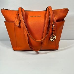 Michael Kors Jet Set Tote Rust Bag/tote